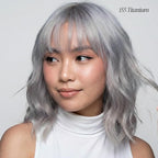Adore Semi Permanent Hair Color (155 Titanium) | Vegan & Cruelty-Free Gray Hair Dye | No Ammonia, No Peroxide, No Alcohol | 4 Fl Oz (Pack of 1)