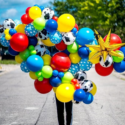 YMSZ Cow Print Balloons Arch Kit, 18 12 10 5 inch Latex Balloons - Image 7