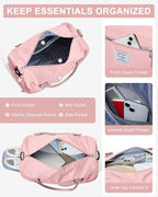 Gym Bag Womens,Travel Duffel Carry on Bag Sport Tote Bag Weekend Overnight Bag
