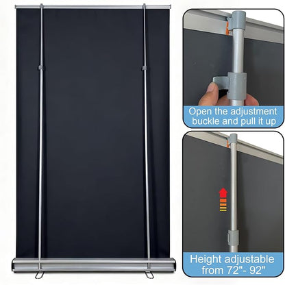 CUSTOM Retractable Banner Stand, Banners are made from curl-free fabric - Image 2