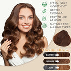 Hair Dye Shampoo for Women & Men - 3-in-1 Hair Color & Care, Gentle Covers Gray Hair in Minutes, Easy At-Home Color Shampoo Hair Dye, Formulated for Color Treated Hair, 16.9 Fl Oz (Chestnut Brown)