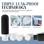 Travel Bottles for Toiletries, 3oz TSA Approved Travel Size Toiletries, Silicone Leak-Proof Refillable Containers, Squeezable Liquid Essentials Bottles W/Clear Bag (GRAY)