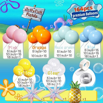 Cartoon Sponge Balloons Party Decorations - Image 2