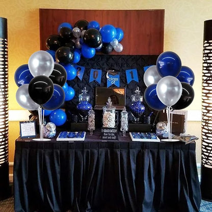 TONIFUL 4Set Black Blue Silver Balloon Stand Balloon Centerpieces - Image 6