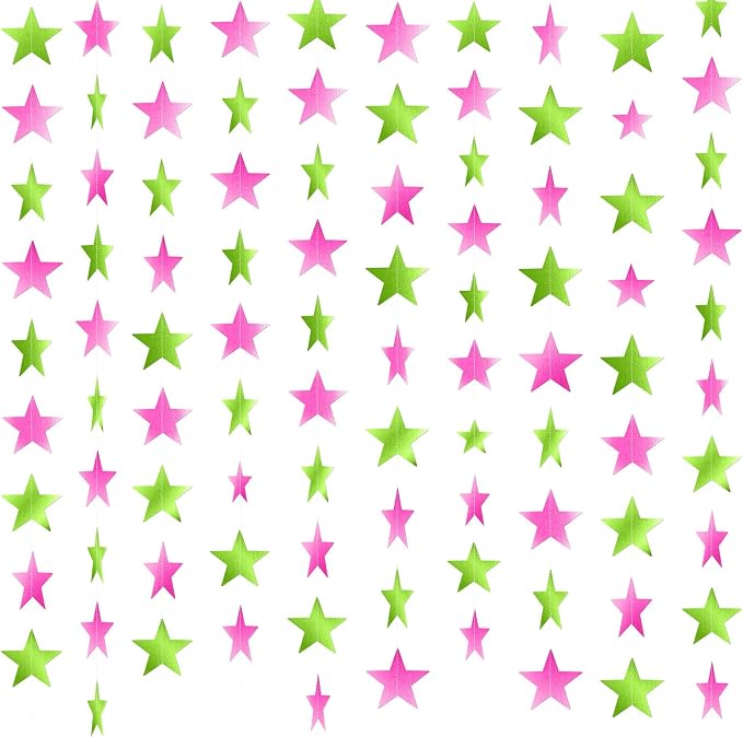 Patelai Glitter Star Garland Banner 2026 Graduation Decor 130 Feet Star Hanging by Patelai