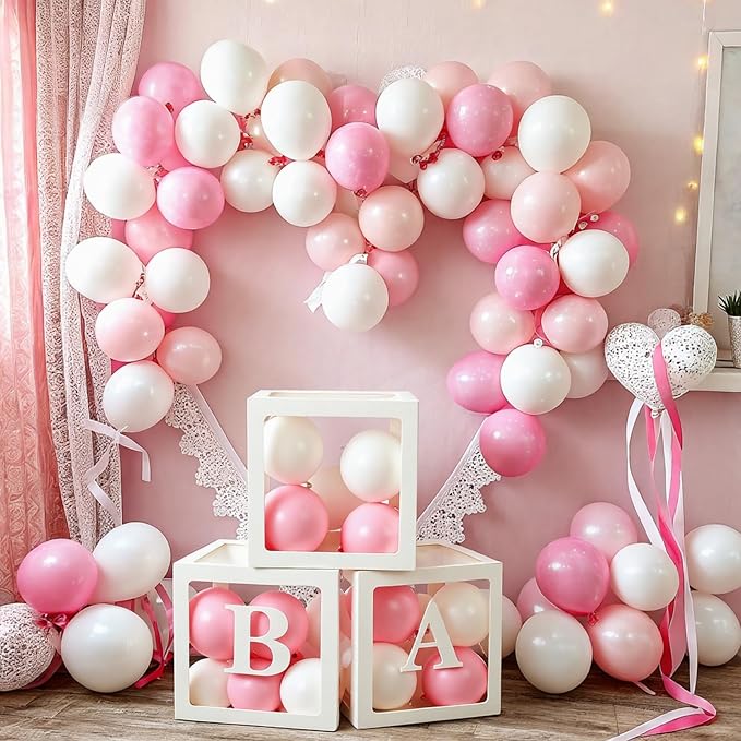 12 Pcs Transparent Wedding Balloon Boxes - Image 7