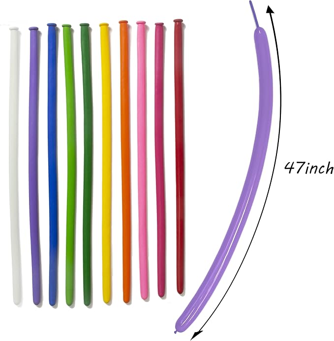 260 Balloons for Twisting Balloon Animal, Long Skinny LatexBalloons for - Image 2