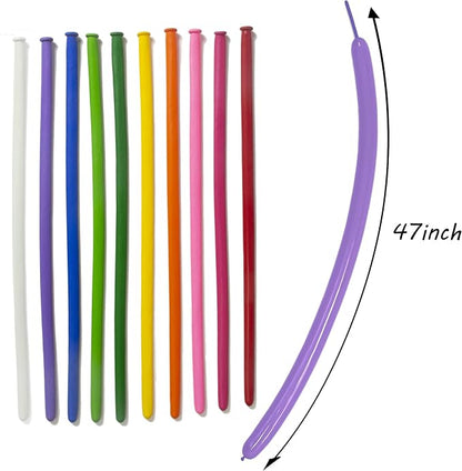260 Balloons for Twisting Balloon Animal, Long Skinny LatexBalloons for - Image 2