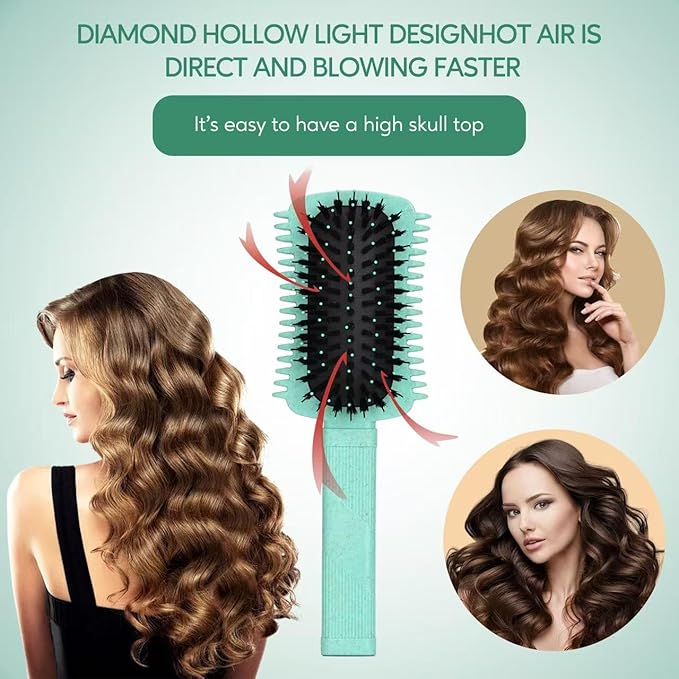 Curly Hair Brush Defining, Volume Curl Defining Brush for Effortlessly Detangling Shaping and Styling Women's Curls, Waves & Coils, Curly Hair Products, Reduce Frizz