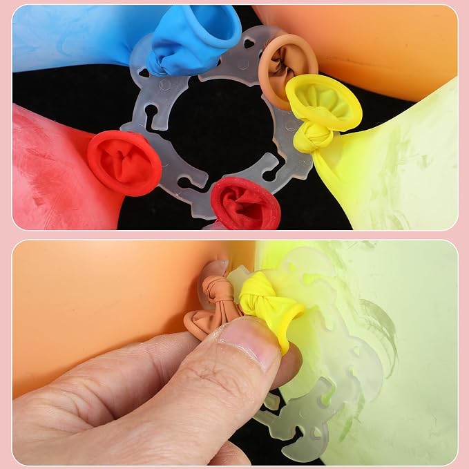 Xindojuz 50 PCS Balloon Clips for Balloon Arch, Plastic BalloonArch Clips - Image 4