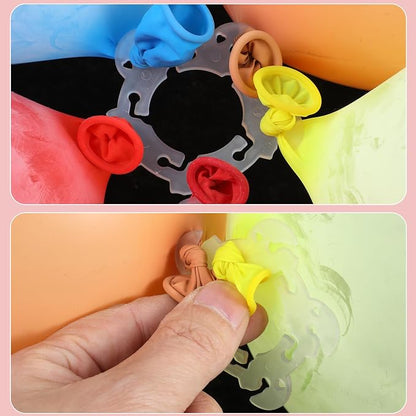 Xindojuz 50 PCS Balloon Clips for Balloon Arch, Plastic BalloonArch Clips - Image 4