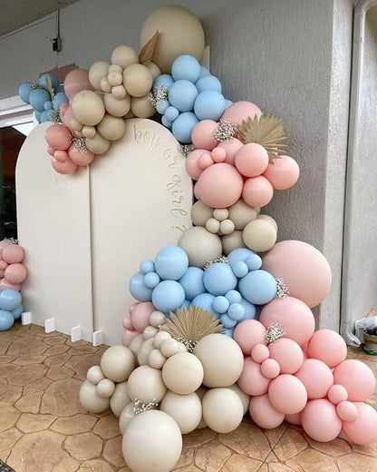 Gender Reveal Balloons Garland Arch Kit 154Pcs - Image 4