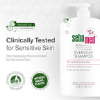 SEBAMED Everyday Shampoo for All Hair Types and Sensitive Scalp 33.8 Fl. Oz (1L) Hypoallergenic Dermatologist Recommended pH 5.5 Soap and Alkali Free