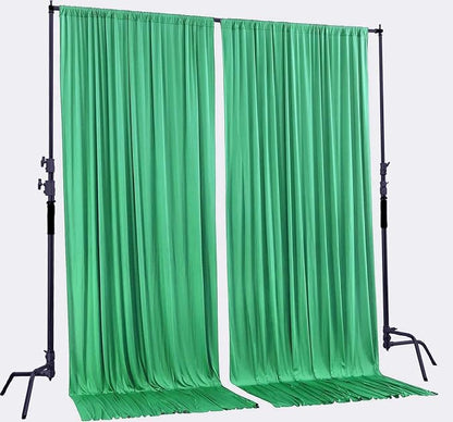 AK TRADING CO. 10 feet x 10 feet Polyester Backdrop Drapes Curtains Panels - Image 2
