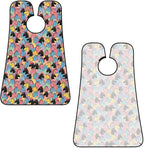 Beard Bib Apron for Men Shaving, Waterproof Non-Stick Hair Catcher with Suction Cups, Grooming Essential for Dad Husband, Colourful Cartoon Horses Shave Bib