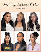 Arabella Hair 13x6 Lace Front Wigs Human Hair 210% Density Glueless Wig Human Hair 100% Straight Human Hair Wigs 12A Pre Plucked Pre-Bleached Pre-Cut Glueless Wig (22inch,13x6 Straight Hair)