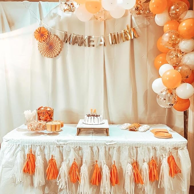 KBZVNAF Orange Latex Party Balloons 50 Pack 12 inch | Helium Matte Orange - Image 3