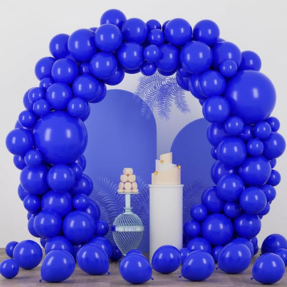 Voircoloria 90pcs Royal Blue Balloons Garland Arch Kit, 18 12 10 5 Inch | by Voircoloria