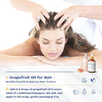 HIQILI 30 ml Grapefruit Essential Oil, for Diffuser, Skin Care,100% Pure and Natural - 1 Fl Oz