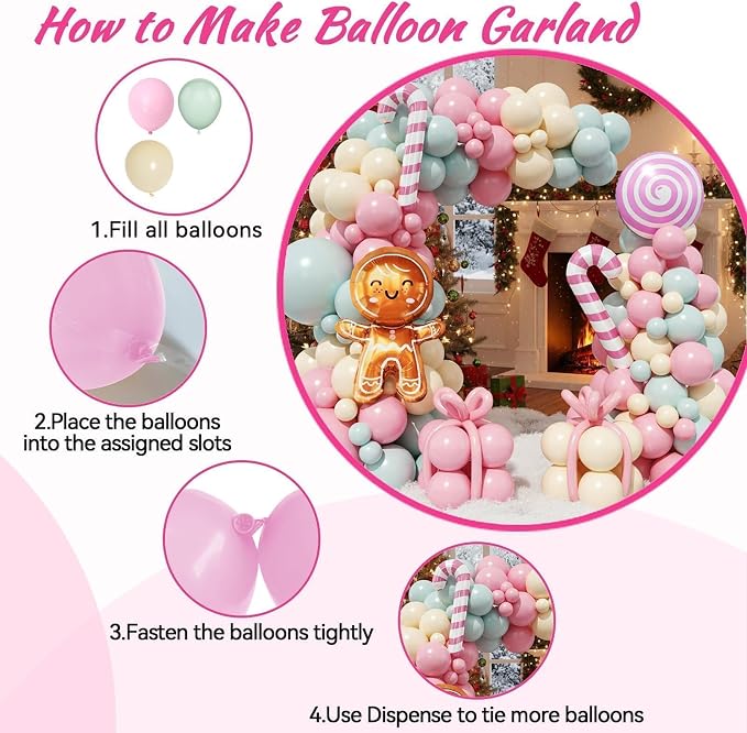 Christmas Balloon Arch Kit - Image 3