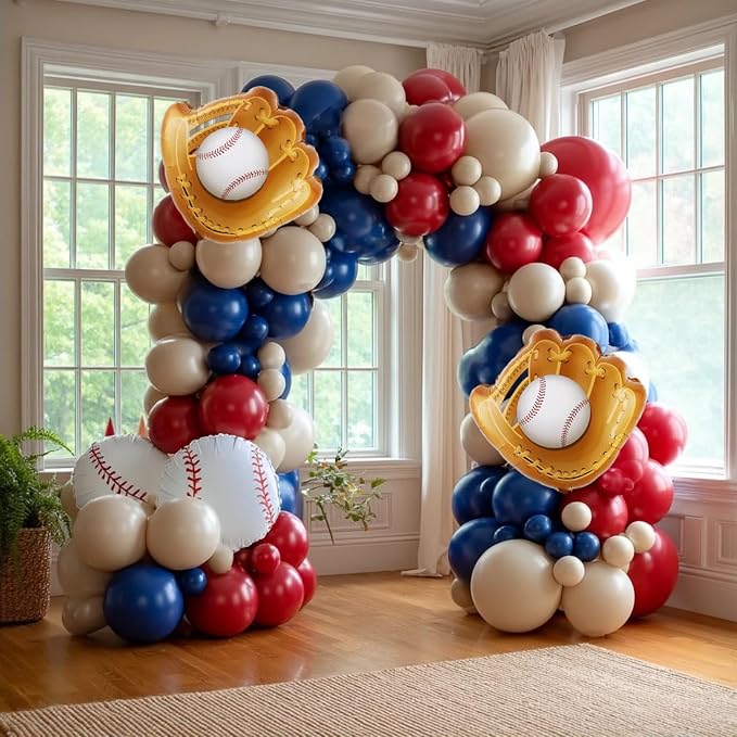 Baseball Balloon Garland Arch Kit - Image 5