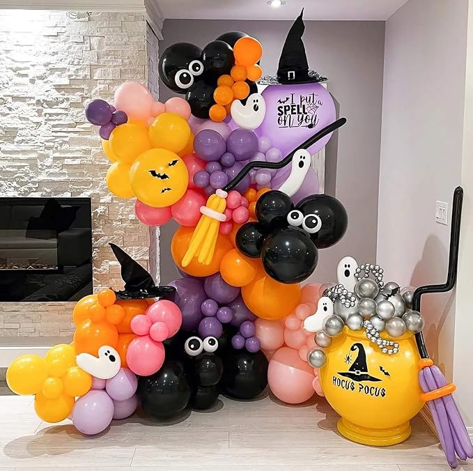 10 Pcs 18 Inch Orange Matte Latex Balloons - Image 4