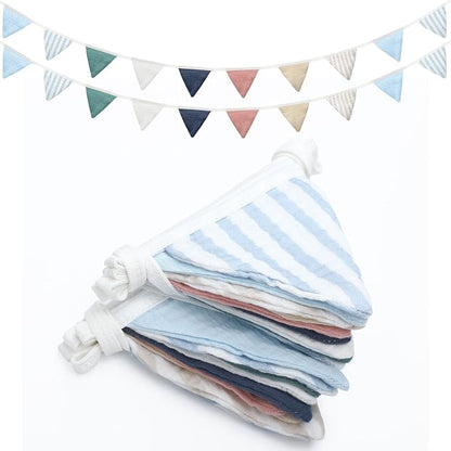 Oudain 2 Pcs Pennant Banner Flags Nursery Garland Triangle Bunting Flags by Oudain