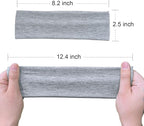 3PCS Headbands for Women Non Slip Elastic Sweat Hairbands Fashion Sports Hair Bands Soft Cloth Fabric Stretchy Headband for Workout Yoga Running