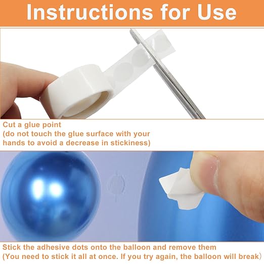 Balloon Arch Kit with 2 Balloon Garland Strips | 200 Pcs Glue Point Dots - Image 4