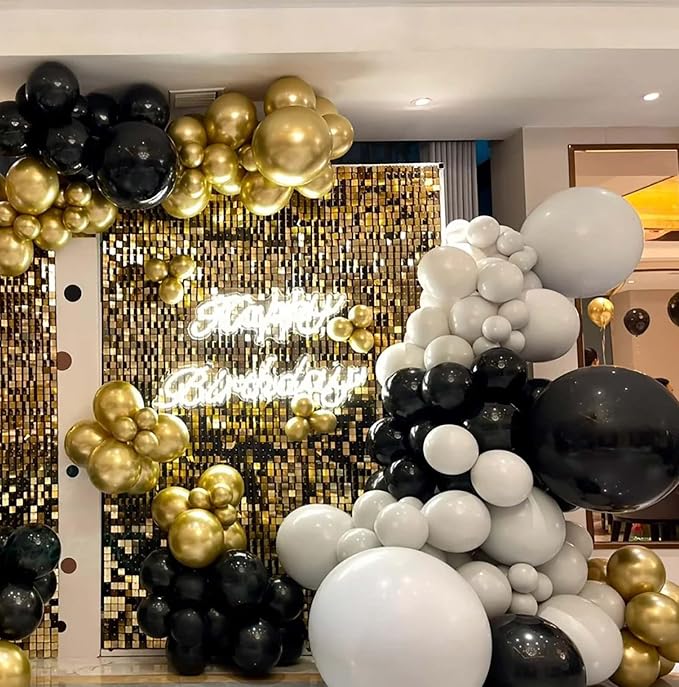 Black Balloons 18 Inch 24 Pack Matte Helium Latex Round Balloons - Image 4