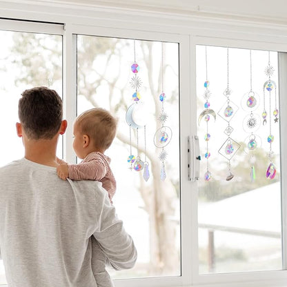 6Pieces Crystal Suncatchers for Window Hanging Sun Catcher - Image 2