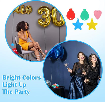 120 Pcs Balloon Weights Set, Plastic Decorative Weights - Image 5