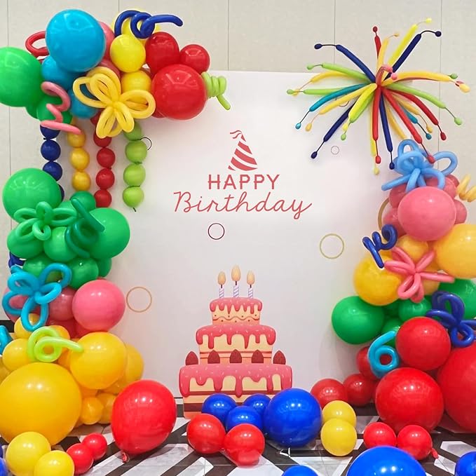 MEBAY Rainbow Balloon Arch Kit - Image 4