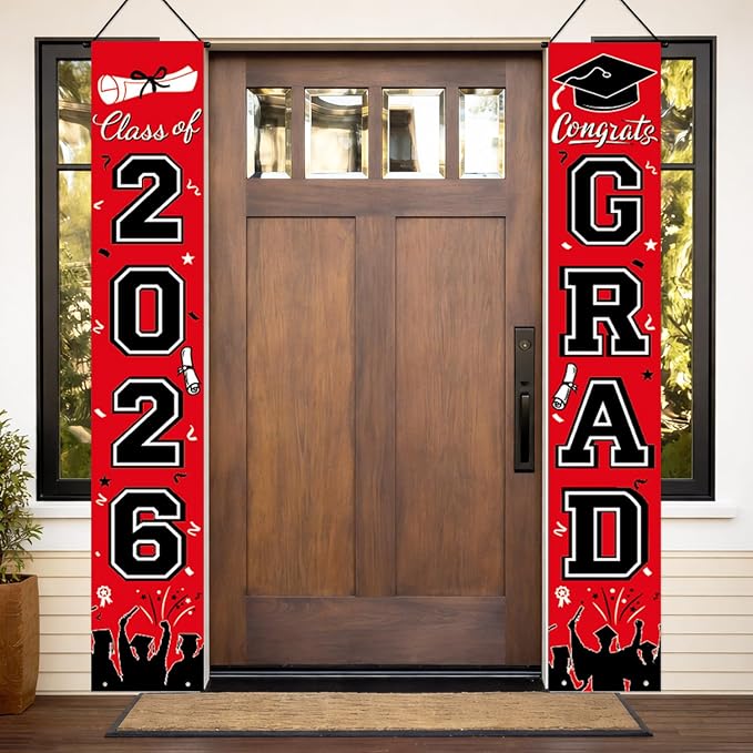 Graduation Decorations 2026 Porch Banner, Congrats Grad Class of 2026 Banner - Image 5