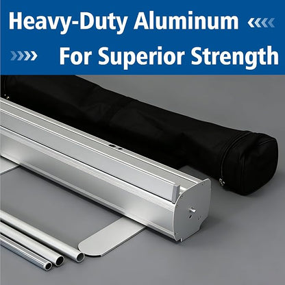 Custom Retractable Banner with Stand, Personalized Roll Up Banner, Full Color - Image 4