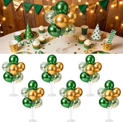 6 Set Sage Green and Gold Balloon Centerpieces - Image 9