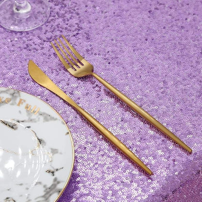 Eternal Beauty Lavender 3mm Sequin Backdrop 4x7 Ft - Image 7