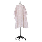 Fromm Professional Client Hair Styling and Hair Cutting Cape, Water and Stain Repellent Teflon Coating for Shampoo Bowl and Wet/Dry Cutting, 44" x 58", Petals