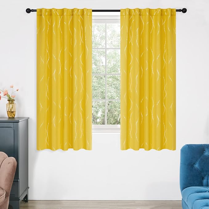 Deconovo Blackout Back Tab Curtains - Image 2