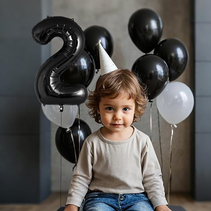 16 Inch Number 0-9 balloons, Small Mylar Numbers Balloon Custom Digital Balloons - Image 5
