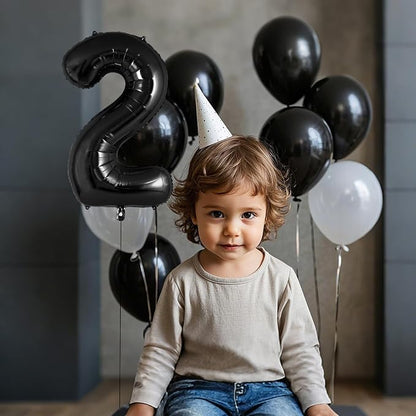 16 Inch Number 0-9 balloons, Small Mylar Numbers Balloon Custom Digital Balloons - Image 5