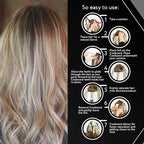 Authentic Cooboard Balayage Board with Teeth | Original Highlighting Paddle from The Maker of Cooboard Hair Highlighting Kit | Easy to Clean, Sturdy, Lightweight (Black)