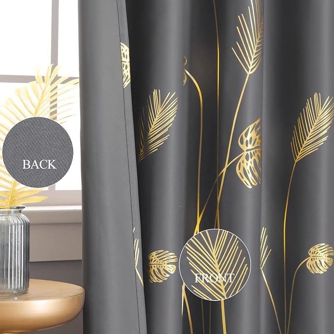 Curtain for Sliding Glass Door 100W x 108L Inch Blackout Curtain - Image 5
