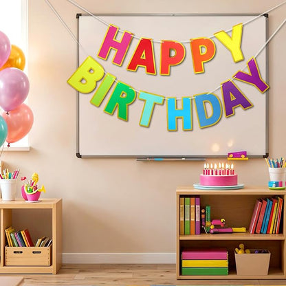 Pre-Strung Happy Birthday Banner - Image 5