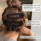 Large Duck Billed Hair Clips, Ahoney 12 Pack Alligator Clips for Thin/Thick Hair - 3 Sizes Lay Down Banana Clips & Hair Styling Accessories for Women, Girls (Black)
