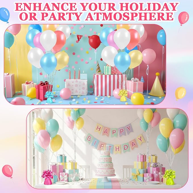 Yunsailing 25 Pcs Heavy Metallic Balloon Weights - Image 5