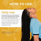 Nourish Me Hair Oil with Grapeseed & Argan Oil, Calendula Extract & Rosemary Oil is Lightweight and Ideal for Sisterlocks and Braids, Great for use with LOC/LCO Methods, 4 ounces