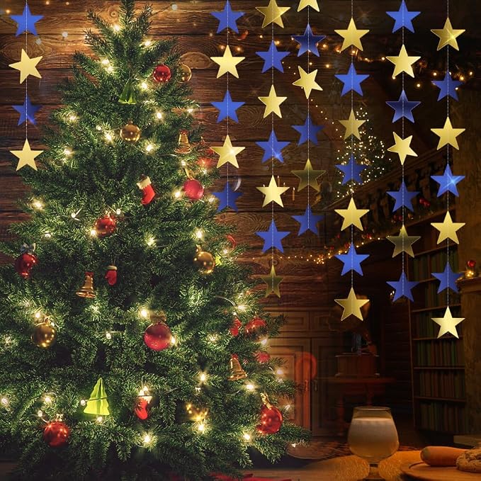 Star Garland Banner, Baby Shower, Christmas Party Decorations - Image 7
