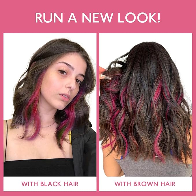 WENNALIFE Burgundy Red Clip in Hair Extensions Real Human Hair 35g 6pcs 16 Inch Colored Hair Extensions for Kids Women Colorful Hair Pieces Pop-up Style Straight Extensiones De Cabello Humano Con Clip