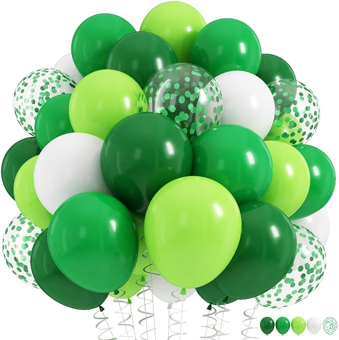 Green Balloons by Froova